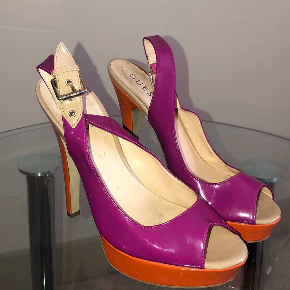 Guess Color Block Heels - Picture 3 of 7